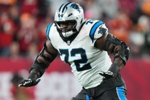 Read more about the article Panthers’ Taylor Moton out for start of regular season with blood clot in lung