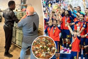 Read more about the article Small NJ pizza shop delivered 46 pies to Spain hotel after World Cup win