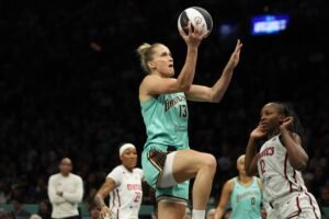 Read more about the article Leonie Fiebich’s injury recovery is testing her patience with Liberty, FIBA World Cup status on line