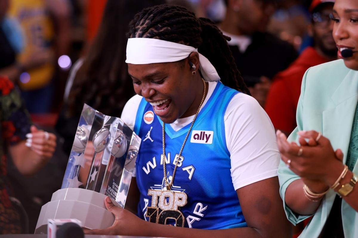 You are currently viewing Liberty’s Jonquel Jones wins WNBA All-Star Game MVP award after double-double