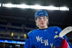 Read more about the article Matt Rempe has âa lot to proveâ in pivotal Rangers training camp