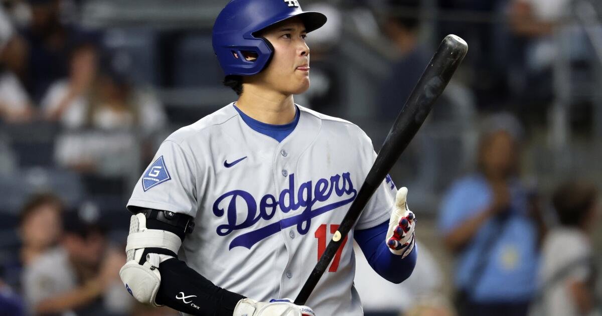 Read more about the article Shohei Ohtani scratched from next pitching start, return to mound unclear