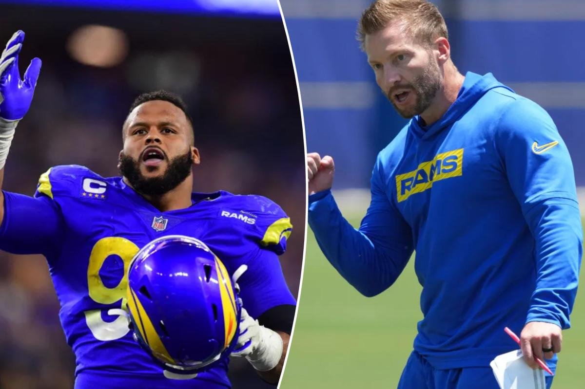 Read more about the article Sean McVay ‘crossed paths’ with Aaron Donald — what Rams coach expects next