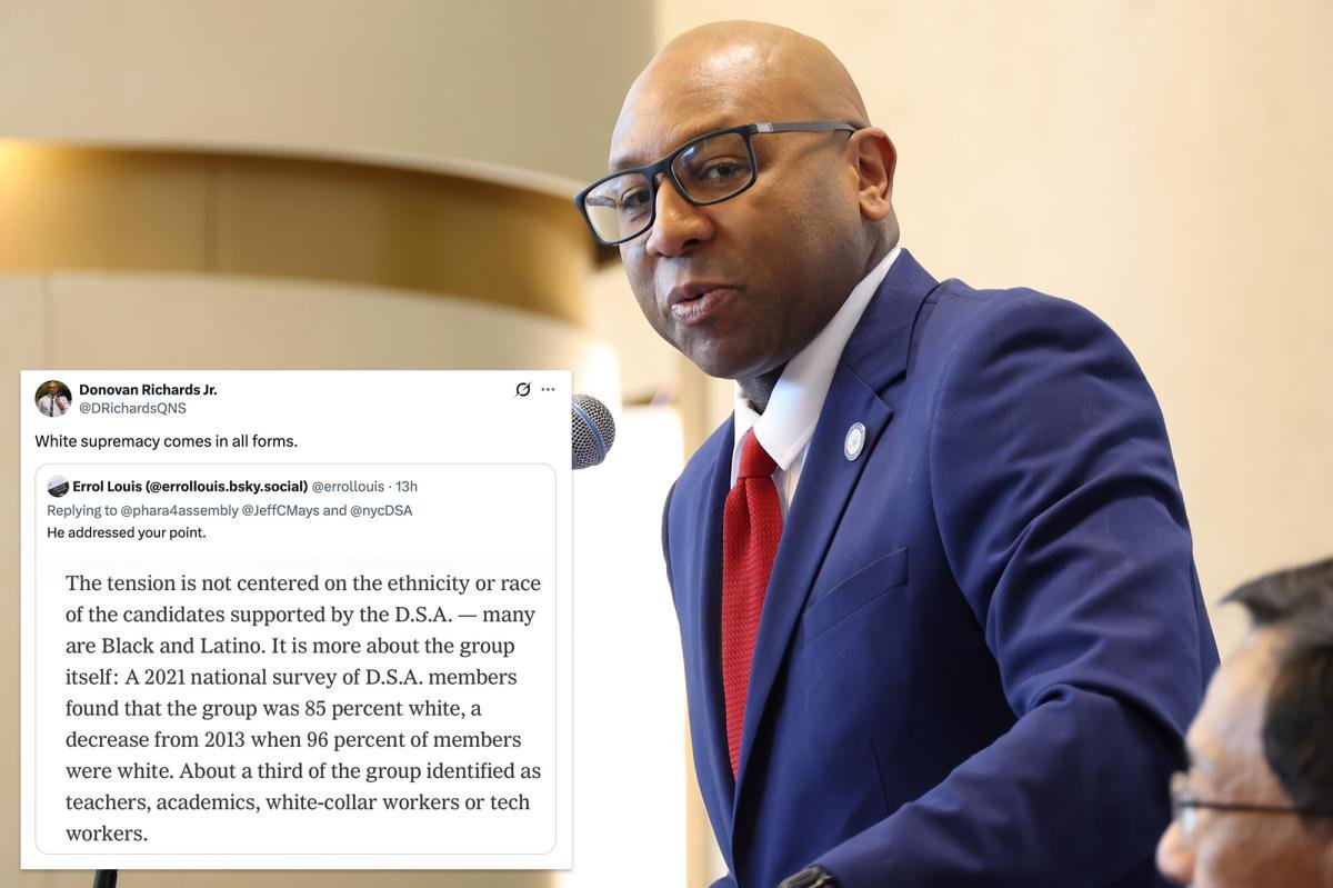 Read more about the article Black NYC politician slams DSA as white supremacists as growing Dem feud spills onto social media