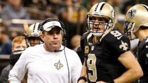 Read more about the article Sean Payton tears up after Drew Brees asks him to present at the HOF