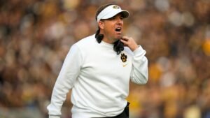 Read more about the article Missouri’s Eli Drinkwitz becomes latest SEC coach to make ridiculous complaints about Big Ten schedules