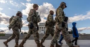 Read more about the article Contributor: Why are 4,000 National Guard still patrolling Washington?