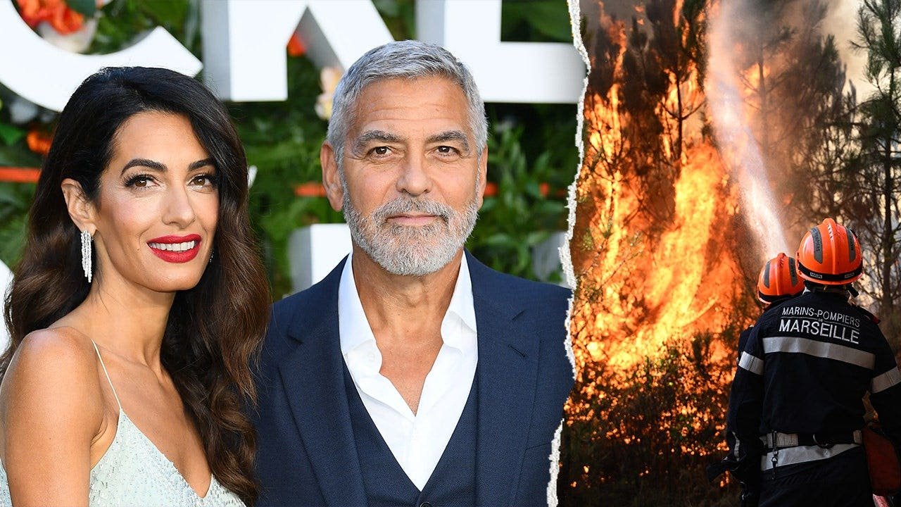 You are currently viewing George and Amal Clooney evacuate southern France home in wildfire