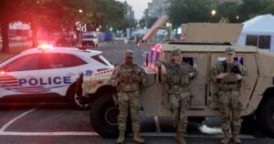 Read more about the article Minnesota is pulling troops early from D.C., as pressure grows on Michigan