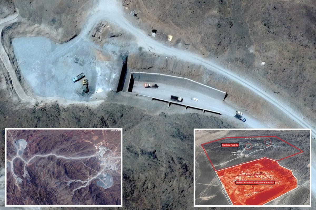 Read more about the article Israel believes Iran moved nuclear material inside notorious ‘Pickaxe Mountain’ site last year: report