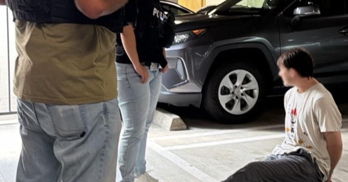 You are currently viewing Irvine police nab man accused of spraying ‘Nazi’ and ‘Fascist’ on Teslas. A takeout order led to the arrest