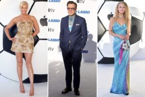 Read more about the article ‘Ted Lasso’ Season 4 premiere red carpet: Jason Sudeikis, Hannah Waddingham, Juno Temple and more