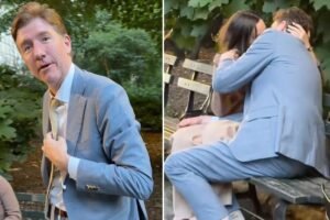 Read more about the article Law partner caught canoodling younger associate in Central Park could lose millions as lucrative offer reneged
