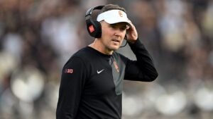 Read more about the article Lincoln Riley says USC would be playing Notre Dame ‘had some things come true that were said’