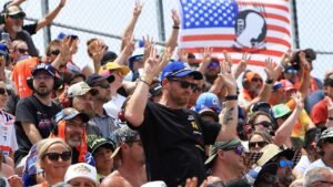 Read more about the article NASCAR’s throwback weekend included a shocking nod to religion, Brexton Busch emotional win & fighting words?