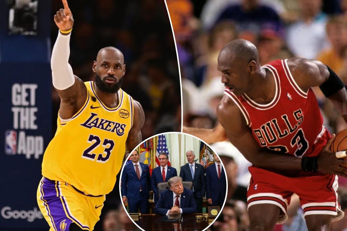 Read more about the article Trump’s odd response to the great Michael Jordan vs. LeBron James debate