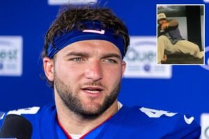 Read more about the article Cam Skattebo learned lesson from ‘dumb’ backflip fail after convos with Giants brass
