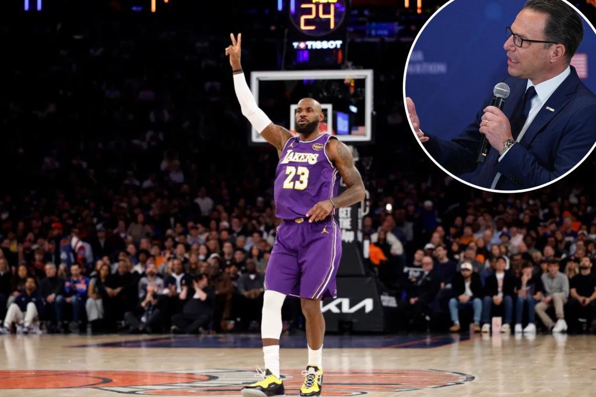 You are currently viewing Gov. Josh Shapiro made a 76ers recruiting pitch to LeBron James before decision