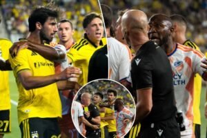 Read more about the article MLS clubs nearly brawl in tunnel after on-field skirmish spills over into ugly post-match moment