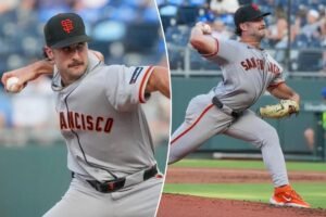 Read more about the article Giants starter headed for MRI after leaving game with elbow pain