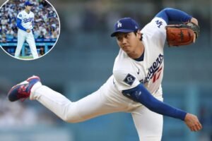 Read more about the article Shohei Ohtani throws Dodgers bullpen session in ‘big sign’ for knee injury recovery