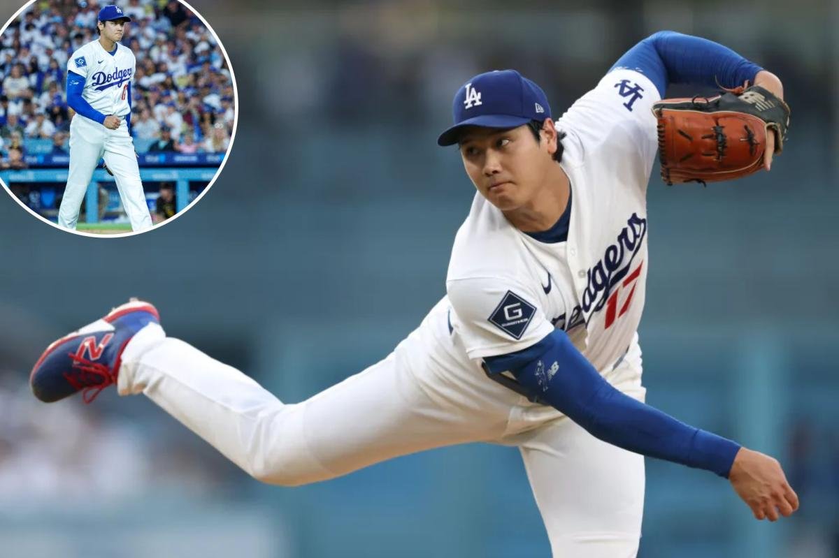 Read more about the article Shohei Ohtani throws Dodgers bullpen session in ‘big sign’ for knee injury recovery