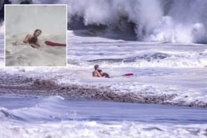 Read more about the article Hero teen lifeguard who saved boy from pounding California surf rescued others that day, dad reveals
