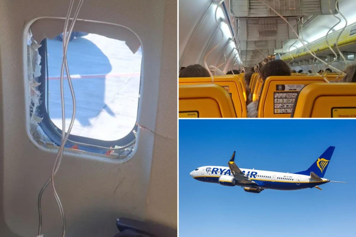 Read more about the article Can you get sucked out of an airplane window? Aviation expert reveals who could be at fault in shocking Ryanair incident