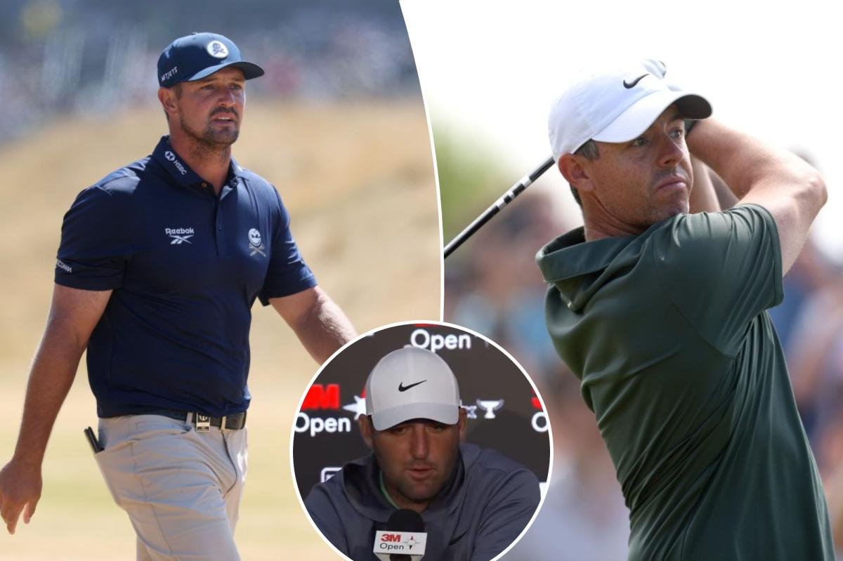 Read more about the article Scottie Scheffler speaks out on ‘personal jabs’ after Rory McIlroy-Bryson DeChambeau drama