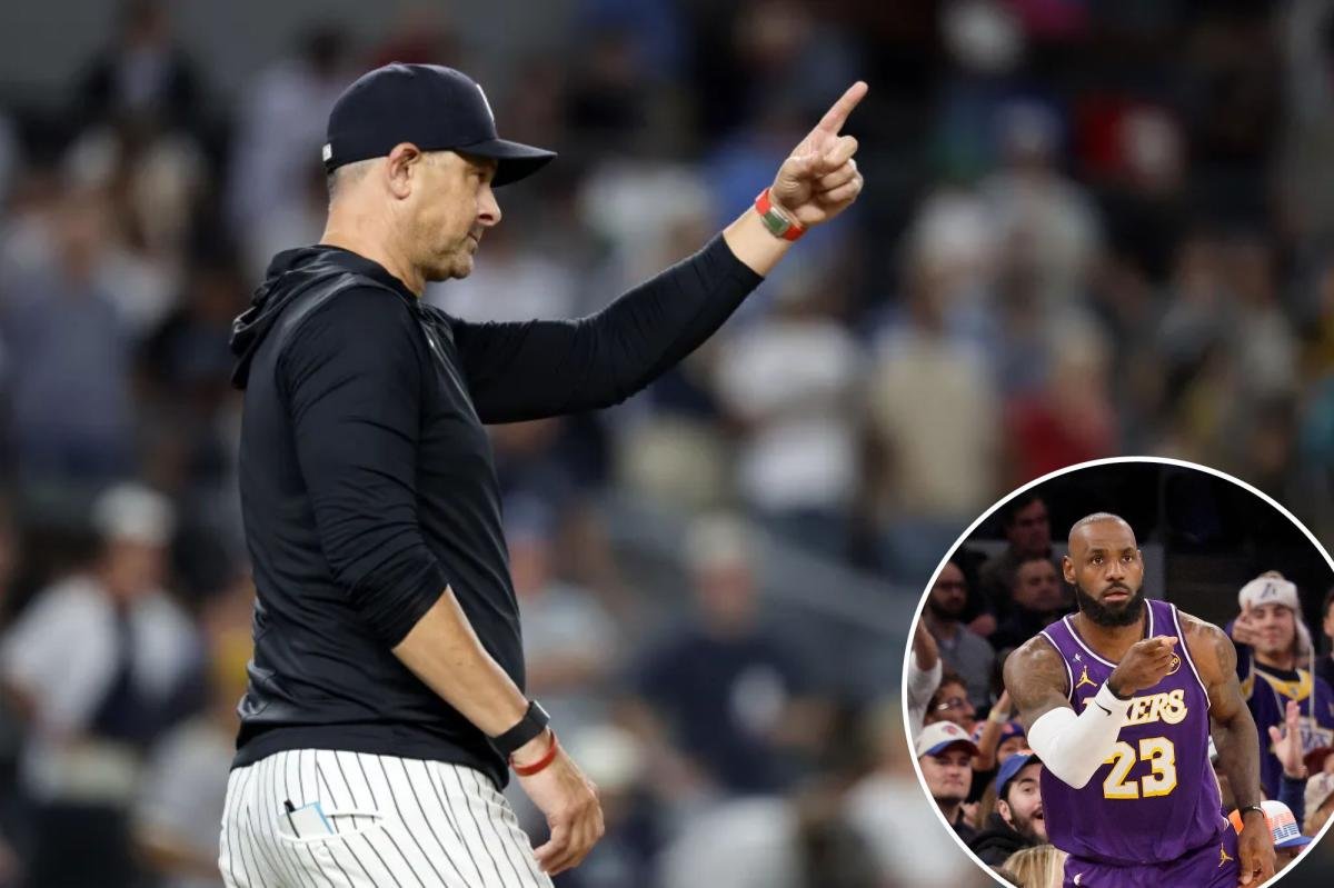 You are currently viewing Aaron Boone is all smiles after 76ers land LeBron James: ‘I’ll be watching with interest’