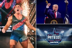 Read more about the article A look behind Trump’s Patriot Games â an ‘American Gladiators’ style competition testing teens in ‘boot camp circuit’