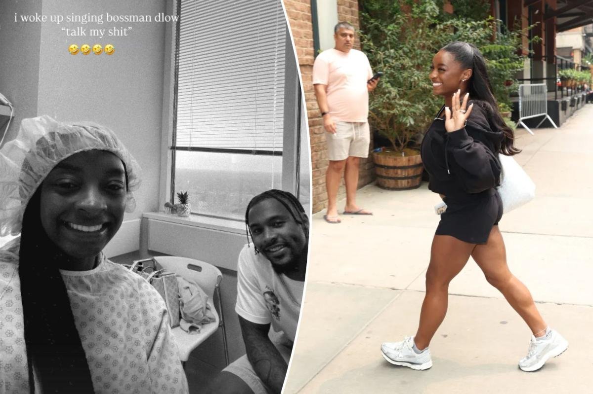You are currently viewing Simone Biles undergoes procedure one month after ‘almost dying’ in life-threatening health scare