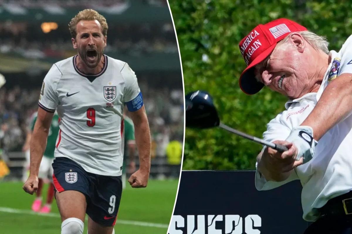 You are currently viewing England star Harry Kane opens up on golfing with President Trump: ‘Pretty surreal experience’