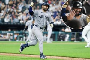 Read more about the article Yankees’ Ali Sanchez relishes first MLB home run: ‘Living the dream’