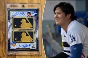 Read more about the article Rare one-of-a-kind Shohei Ohtani card with $10M bounty FOUND in pack at card shop
