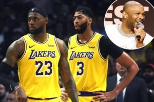 Read more about the article Former NBA champ believes LeBron James and Anthony Davis are headed to the Warriors
