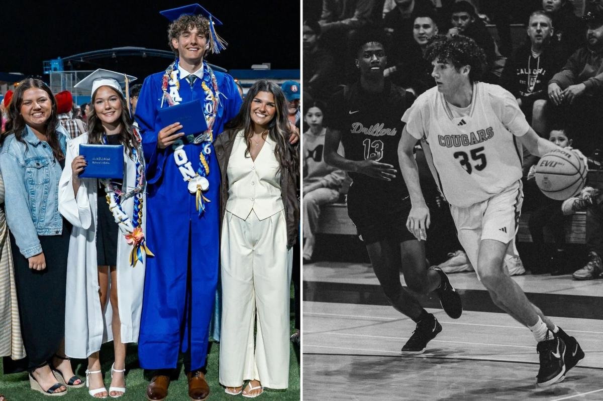 Read more about the article Horror on California college basketball court as 6ft 9in teen star suddenly collapses