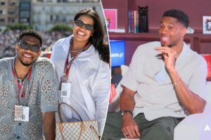 Read more about the article Giannis Antetokounmpo pushes back on trolls wondering ‘why he is with this wife’