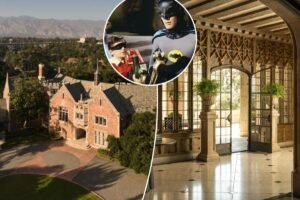 Read more about the article Batman’s Wayne Manor hits market for $32 million â but Hollywood history comes with hidden costs