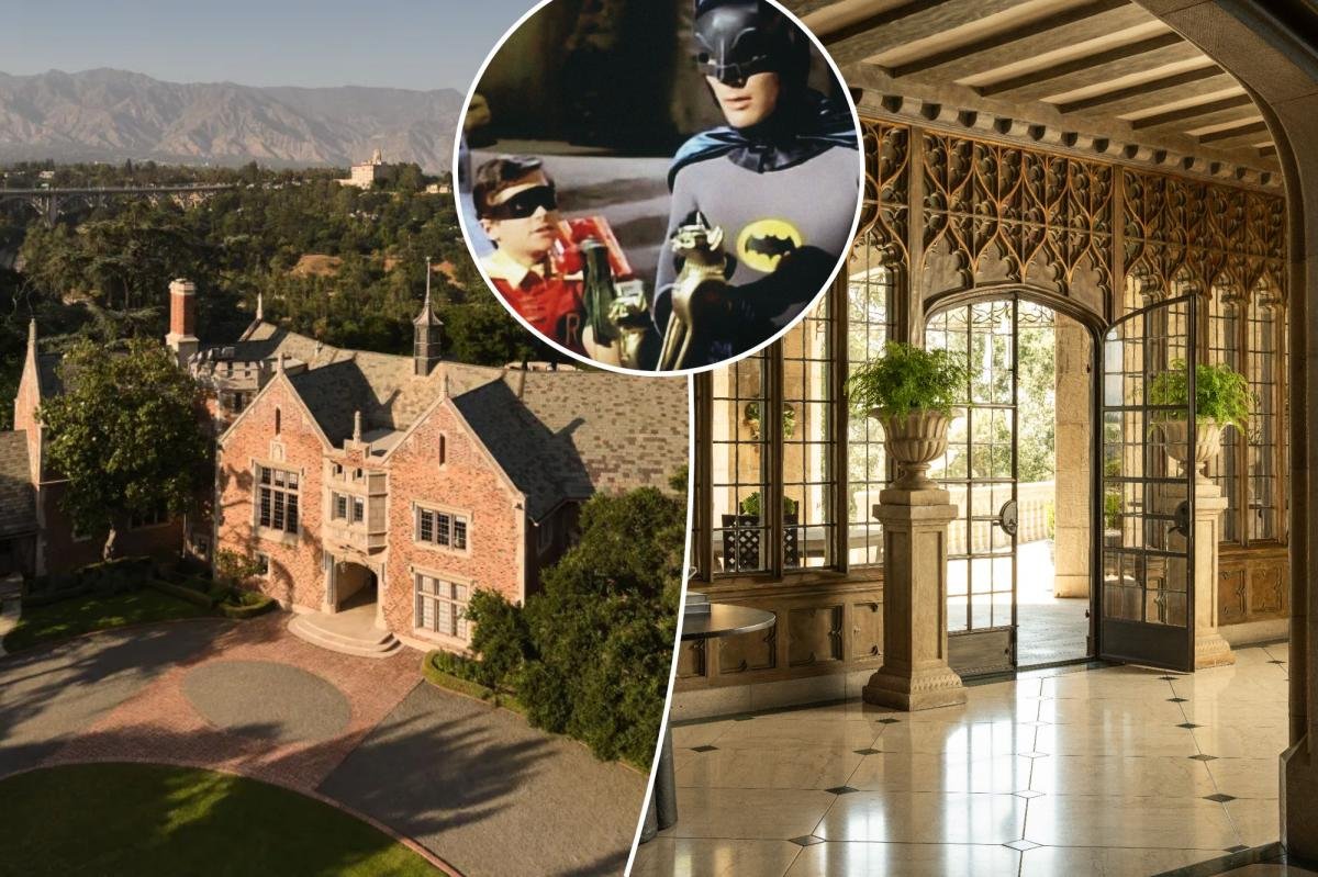 You are currently viewing Batman’s Wayne Manor hits market for $32 million â but Hollywood history comes with hidden costs