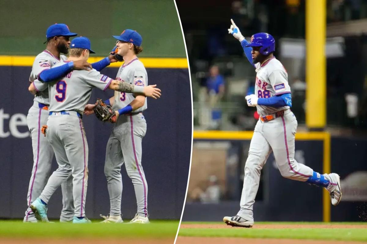 Read more about the article Luis Robert Jr. lauds Mets outfield teammates after his mammoth homer: ‘It’s a beautiful thing’