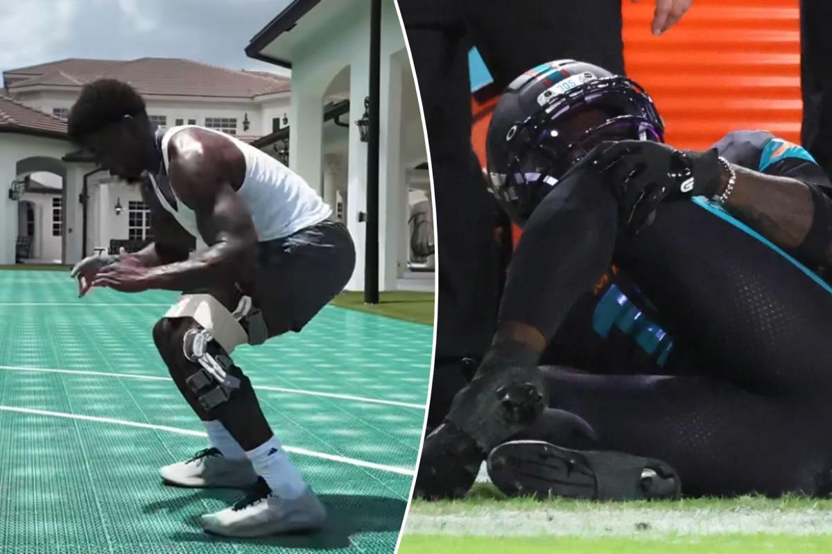 Read more about the article Tyreek Hill has ‘no power’ in left leg after devastating injury with return timeline a mystery