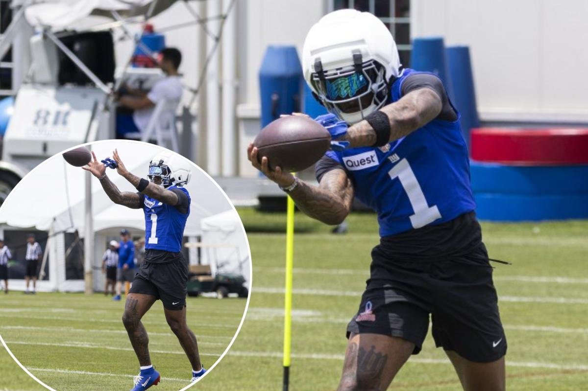 You are currently viewing Malik Nabers takes the field at Giants training camp in a tantalizing glimpse