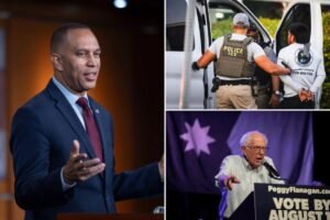 Read more about the article Jeffries won’t rule out vote to abolish ICE if Dems retake the House, but downplays push from his party