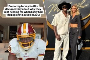 Read more about the article RG3’s wife has ‘personal beef’ with Washington for ruining QB’s career