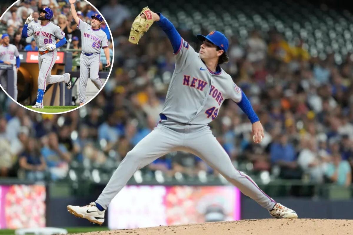 You are currently viewing Zac Thornton’s scoreless streak continues in impressive outing as Mets beat Brewers
