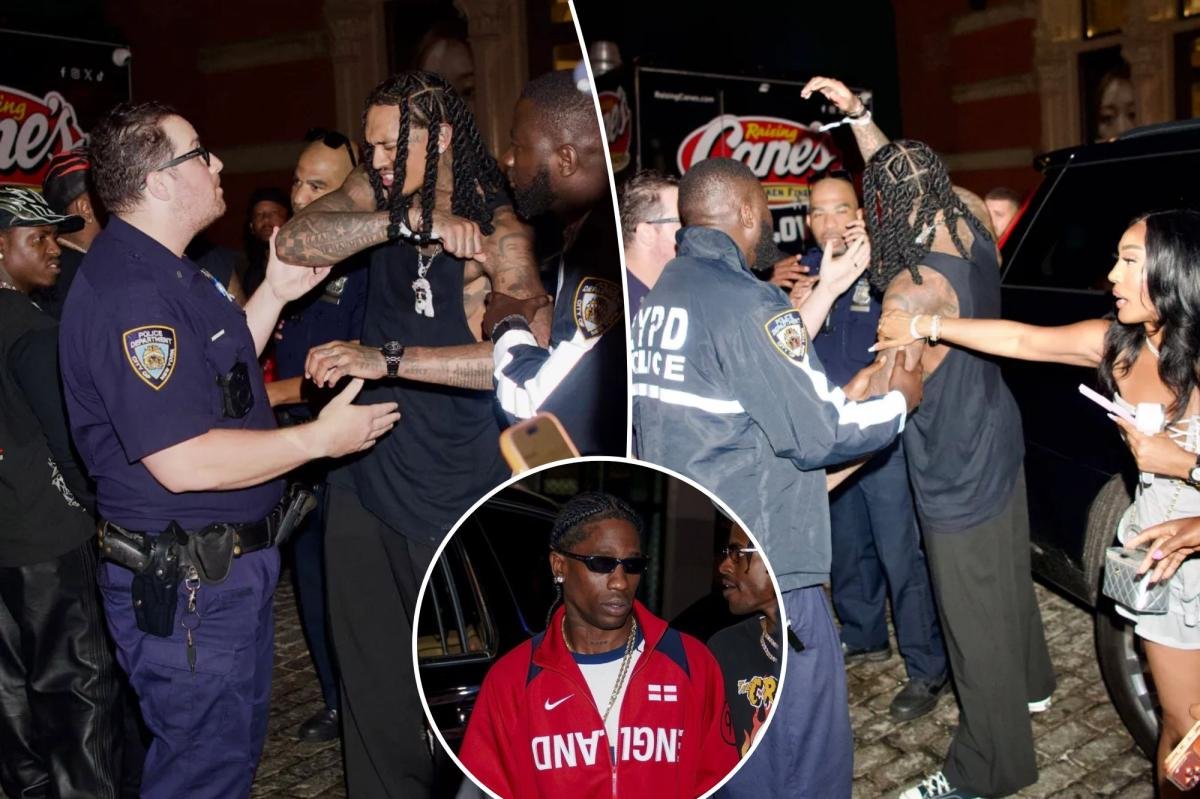 Read more about the article Cops remove Knicks guard Jordan Clarkson from NYC hot spot after stepping in during Travis Scott bottle-throwing fight