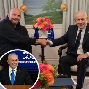 Read more about the article Fetterman says he’s ‘proud’ to be ‘conscience of the Democratic Party’ on Israel during Netanyahu meeting