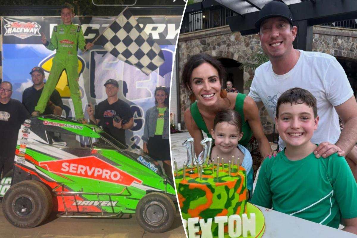 Read more about the article Kyle Busch’s 11-year-old son wins race two months after dad’s death with mom ‘so proud and so heartbroken’