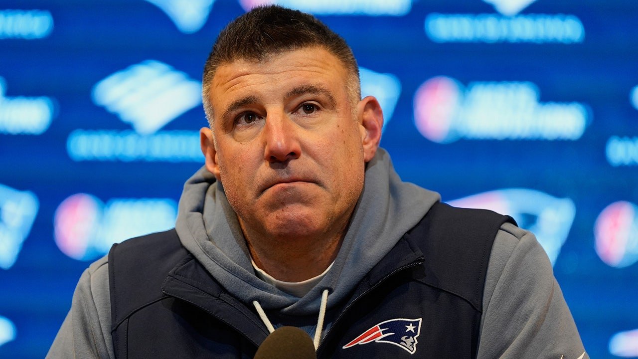 Read more about the article Mike Vrabel arrives to Patriots press conference with puppy in hand as he dodges Dianna Russini question